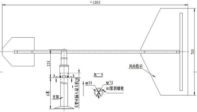 ec-9x2型阳光风向标